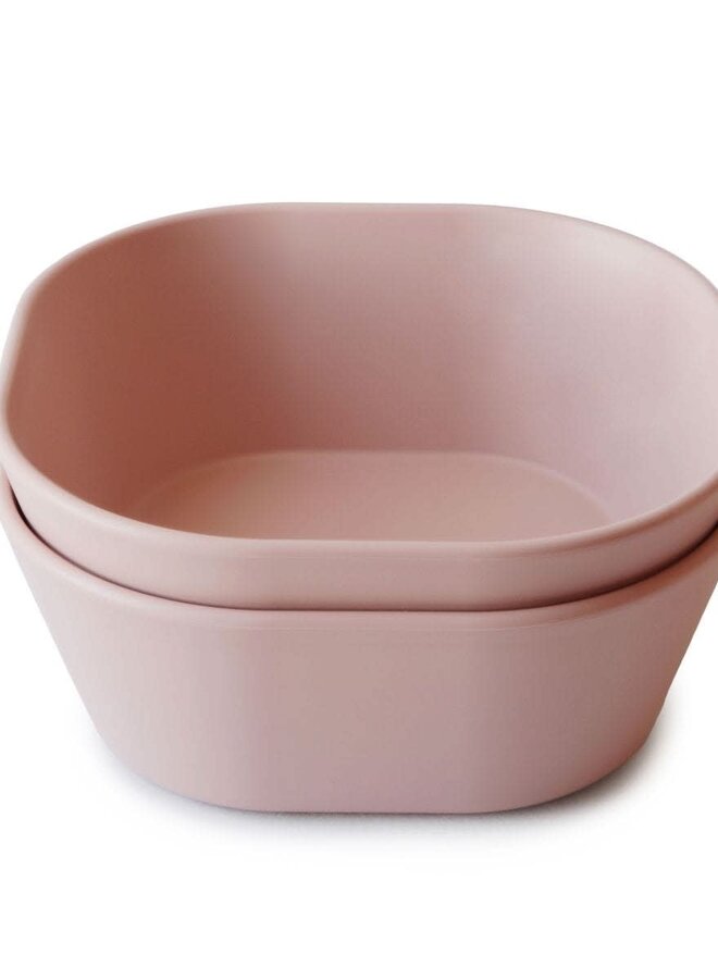 Mushie - Bowl square blush