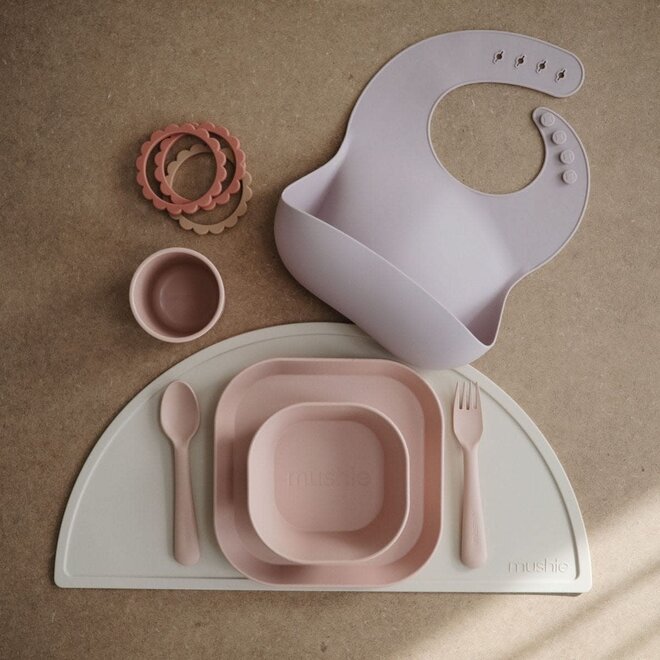 Mushie - Bowl square blush