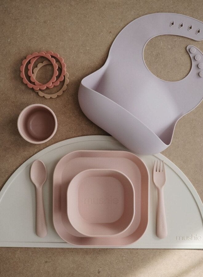 Mushie - Bowl square blush