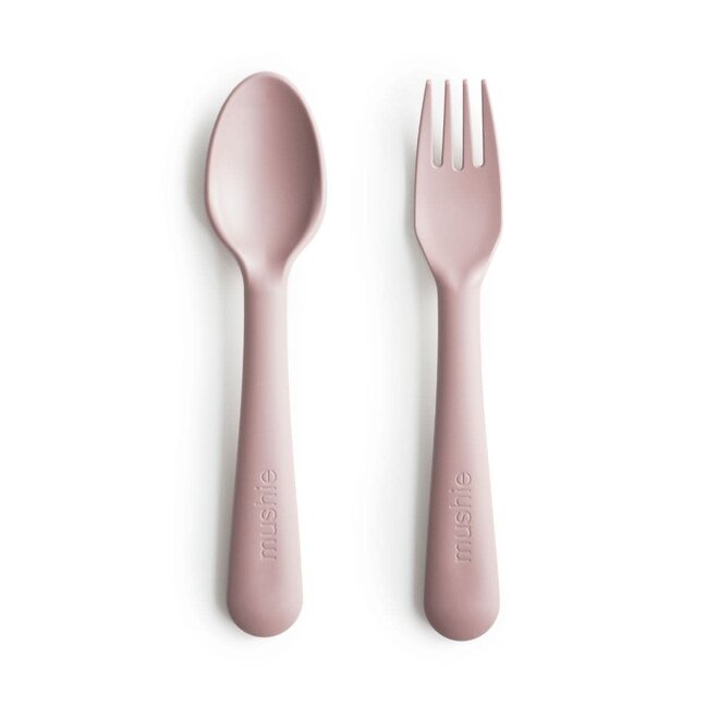 Mushie - Fork and spoon Blush