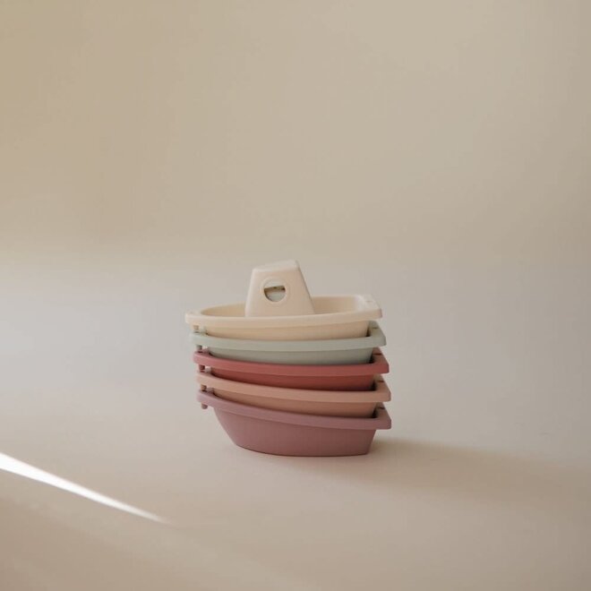 Mushie - Bath boats pastel