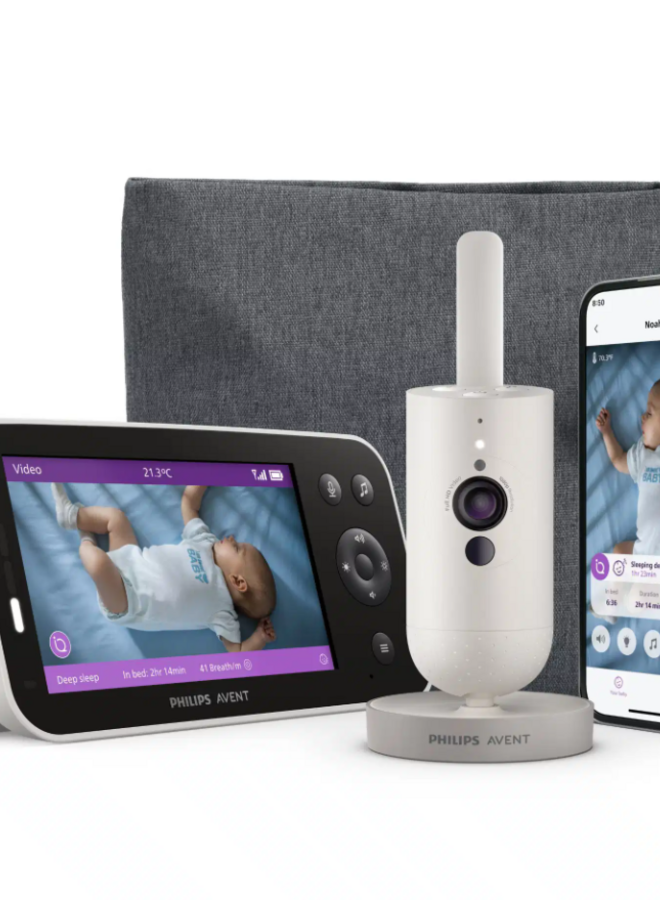 Philips Avent - Premium Connected babyfoon Wifi + Iqsense