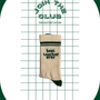 Join The Club - Soft socks 'Best teacher ever' green