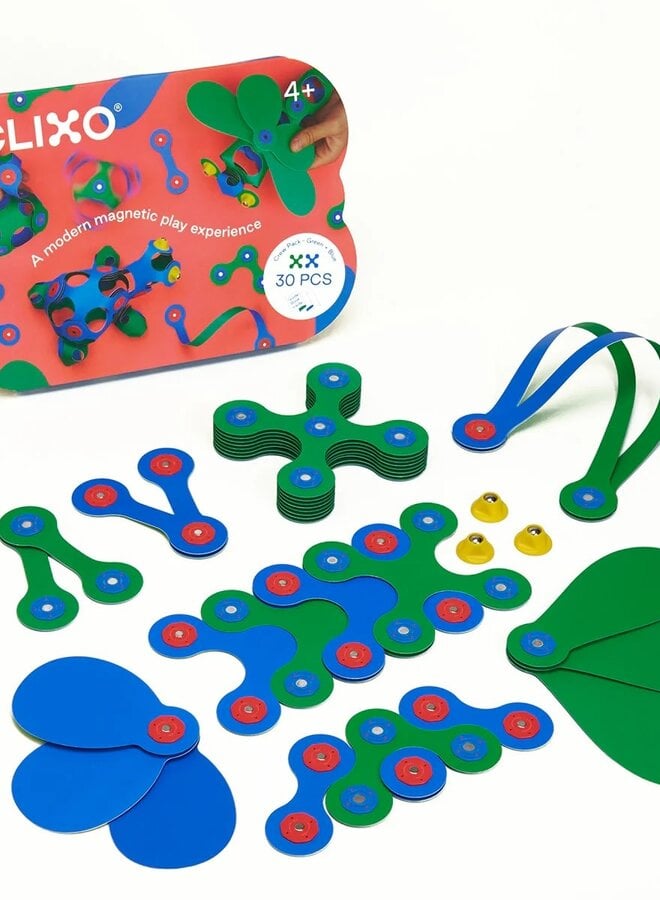 Clixo - Crew Pack Green blue 30 pieces