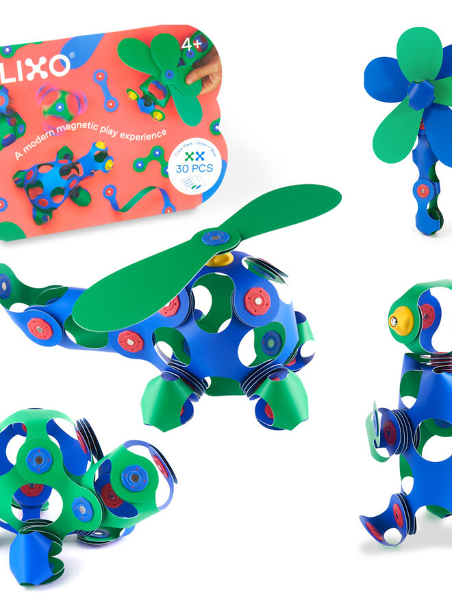 Clixo - Crew Pack - Blue/Green