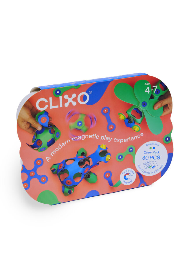 Clixo - Crew Pack Green blue 30 pieces