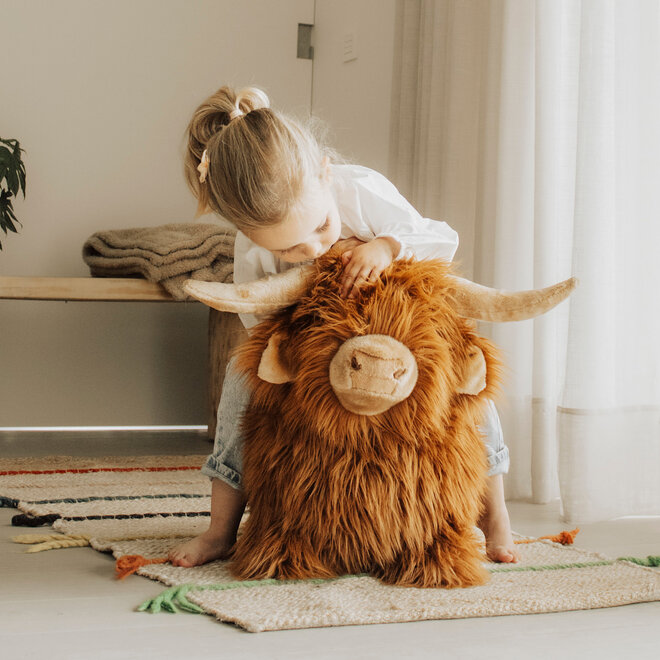 Wild & Soft - Soft bouncy Highland cow