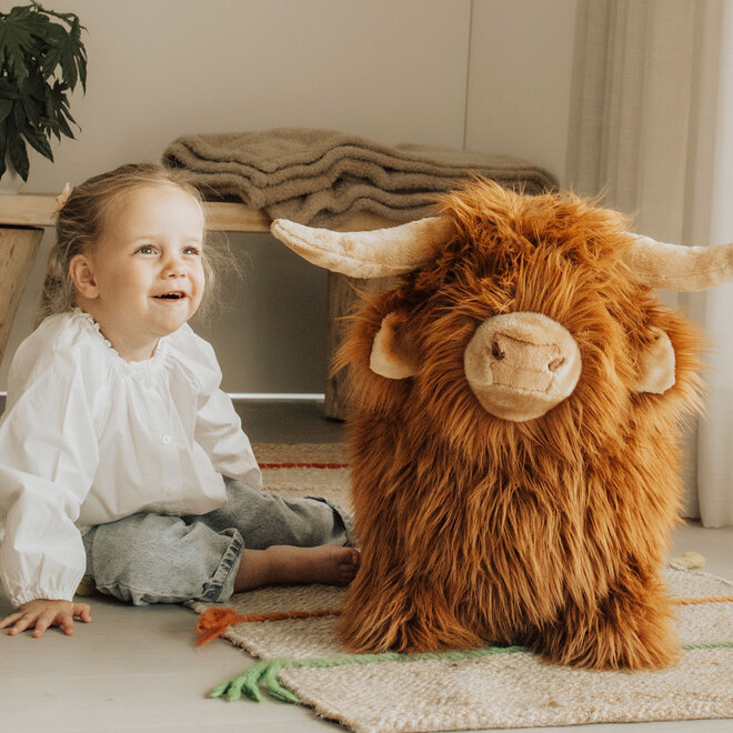 Wild & Soft - Soft bouncy Highland cow