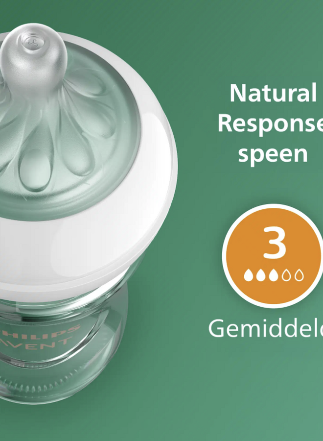 Avent Natural 3.0 zuigfles 240 ml Glas