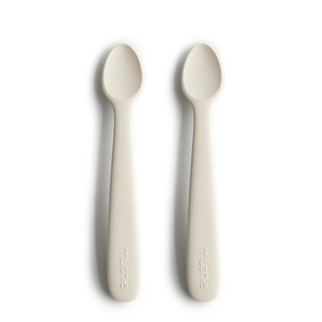 Mushie - Baby spoon - Ivory