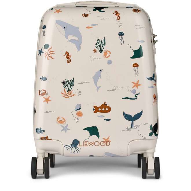 Liewood - Norelle Hardcase Suitcase Sea creature