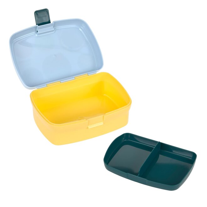 Lässig - Lunchbox Smiley World blue