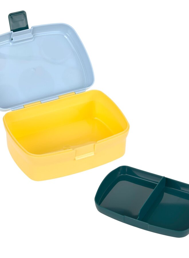 Lässig - Lunchbox Smiley World blue