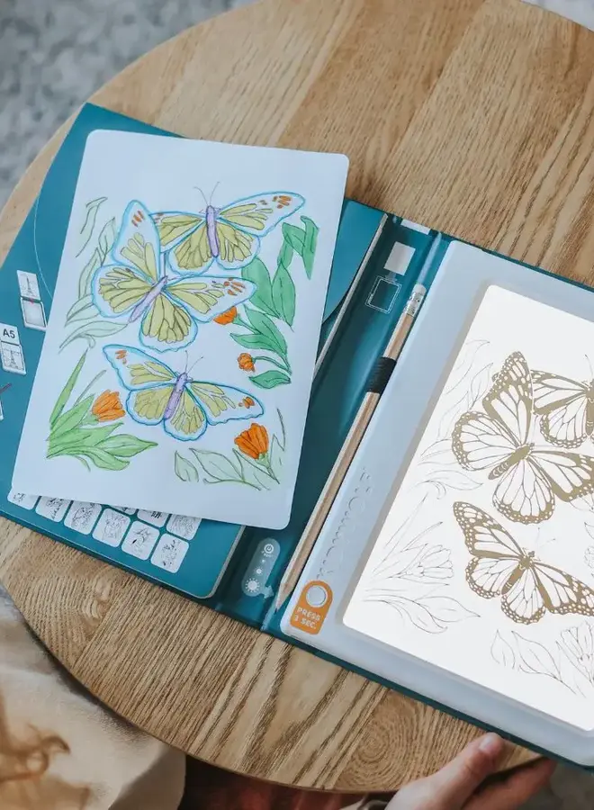 KIDYDRAW PAD Verlichte tekentafel Animals