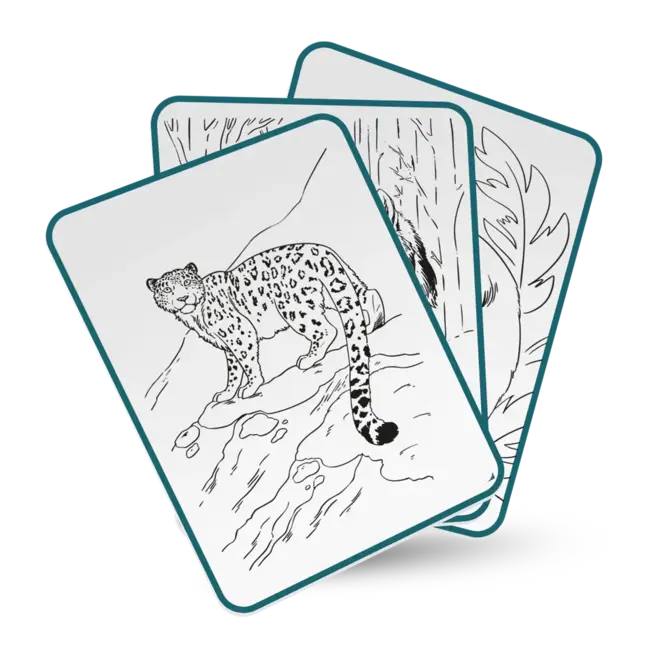 KIDYDRAW PAD Verlichte tekentafel Animals