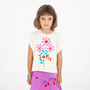 Lötiekids - Mid length muslin skirt Magenta