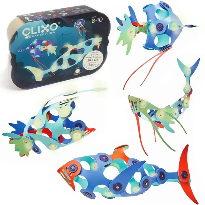 Clixo  Ocean Creatures - Adventure Pack