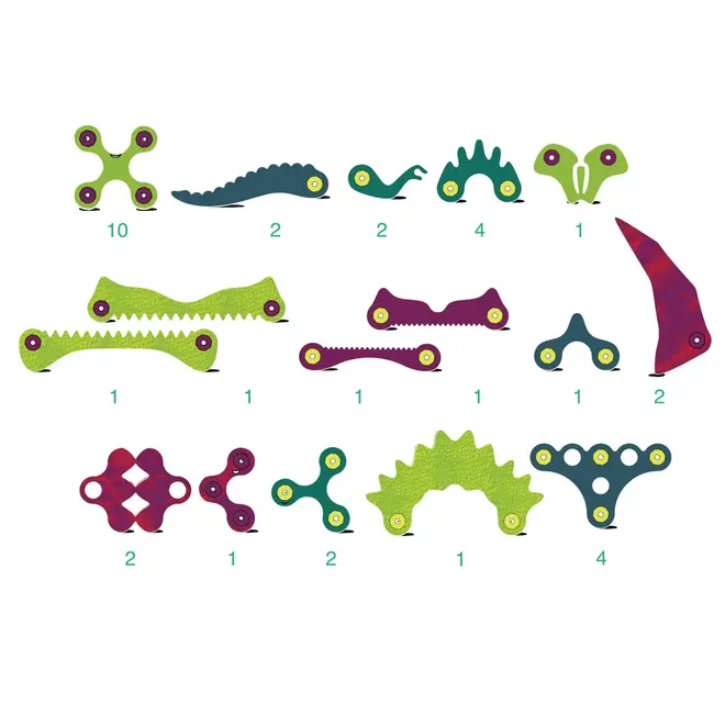 Clixo  Dino Series - Dino Adventure Pack