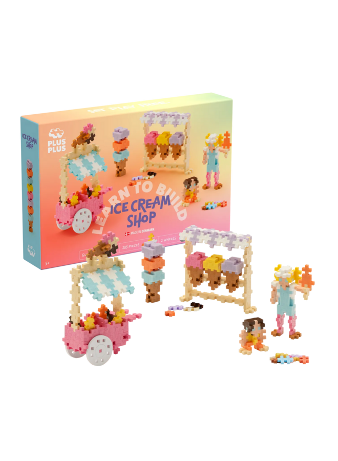 Plus Plus - Learn To Build Ice Cream Shop