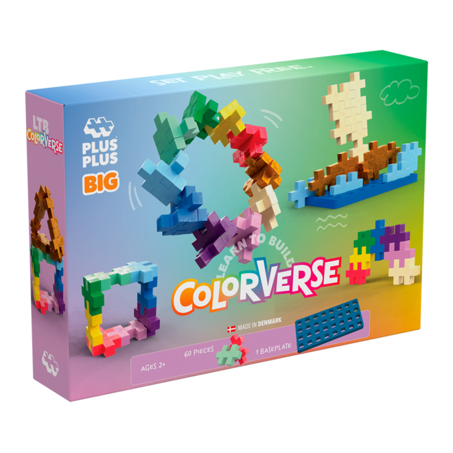 Plus Plus - Big Learn To Build - Colorverse