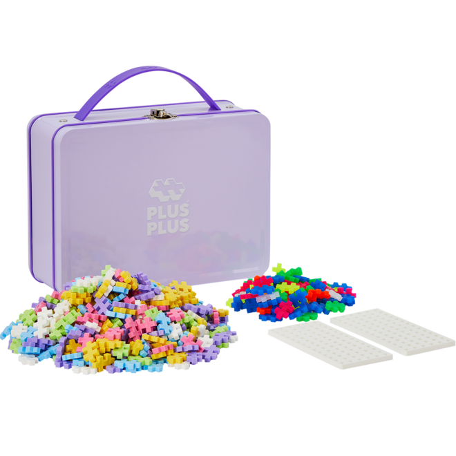 Plus Plus - Reiskoffer pastel 600 stuks