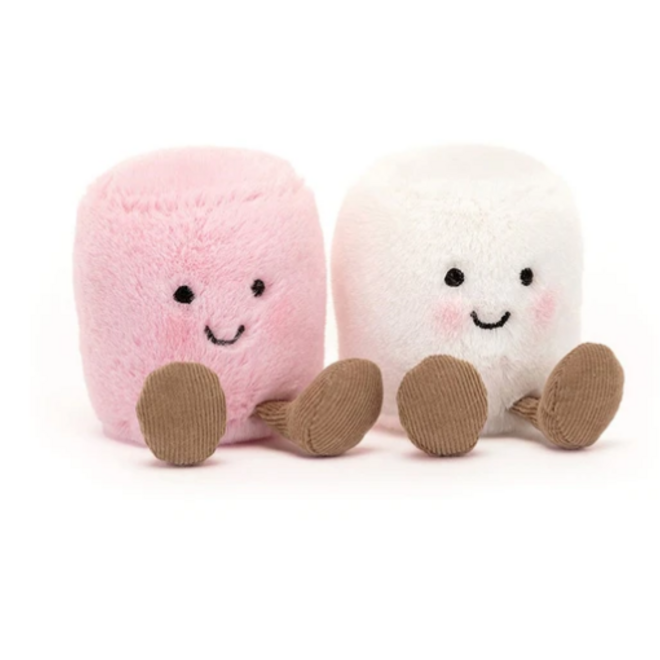 Jellycat - Amuseables Pink and White Marshmallows