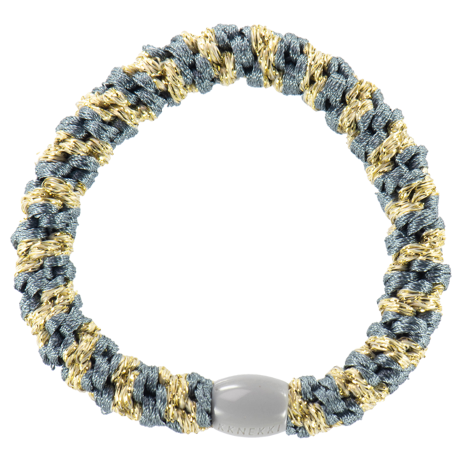 KKNEKKI Bluegrey-Beige glitter stripe