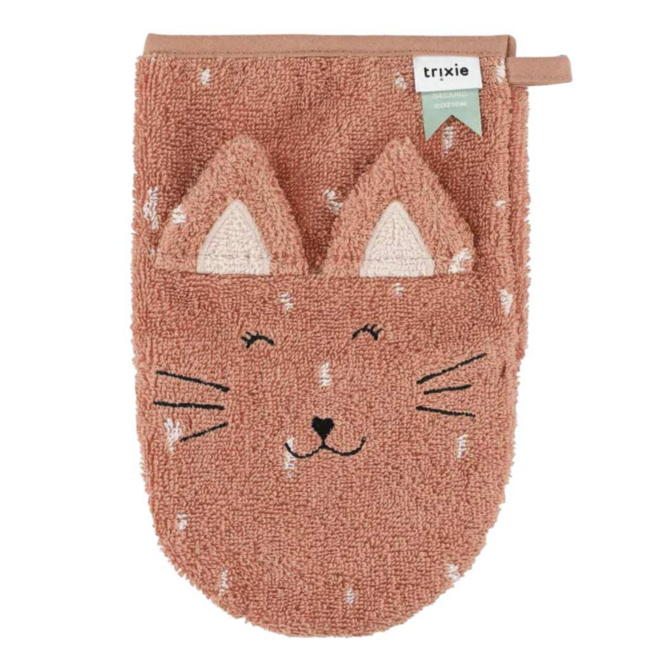 Trixie - Washandjes 2 pack - Mrs Cat Mrs Peacock