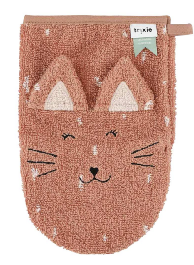 Trixie - Washandjes 2 pack - Mrs Cat Mrs Peacock