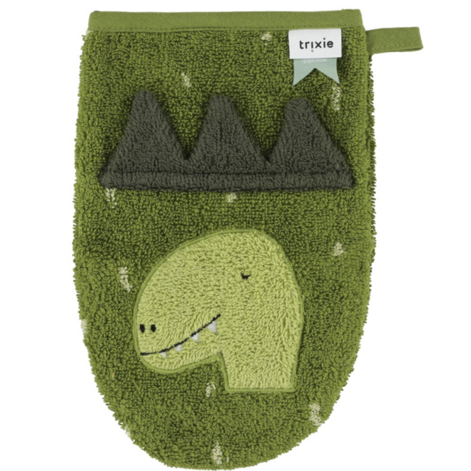 Trixie - Washandjes 2 pack - Mr. Shark - Mr. Dino