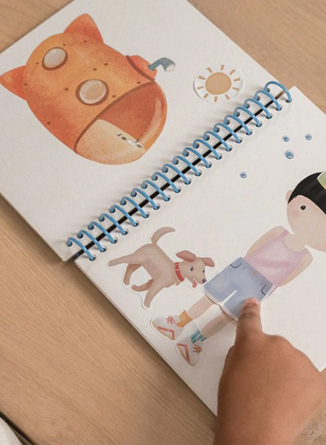 Little Dutch - Dress me up book Jim & Friends