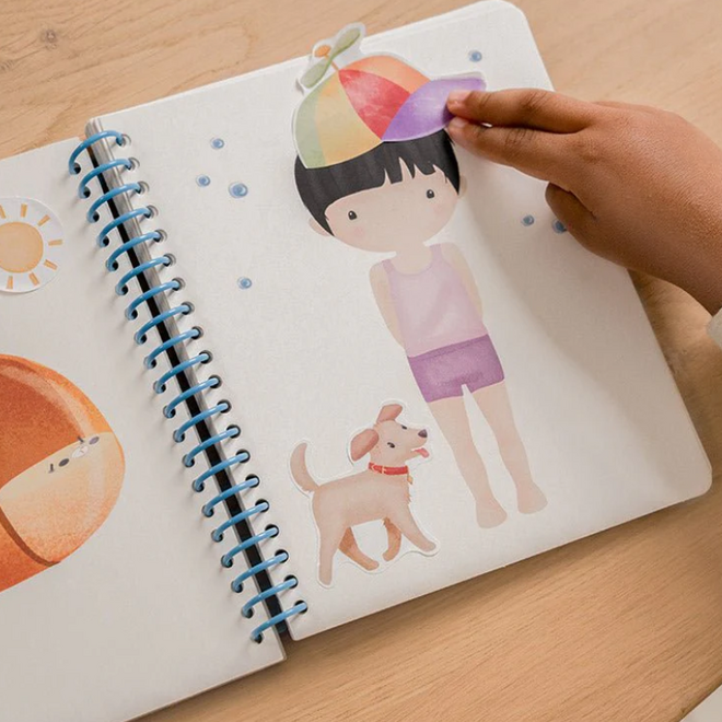 Little Dutch - Dress me up book Jim & Friends