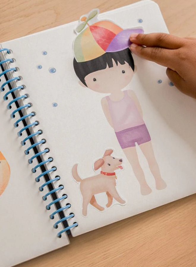 Little Dutch - Dress me up book Jim & Friends