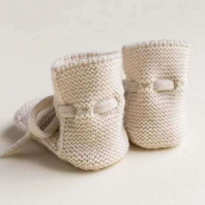HVID - Booties - Cream (0-9 months)