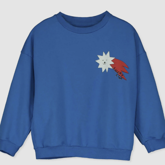 Lötiekids - Sweatshirt Small lucky star/Royal blue