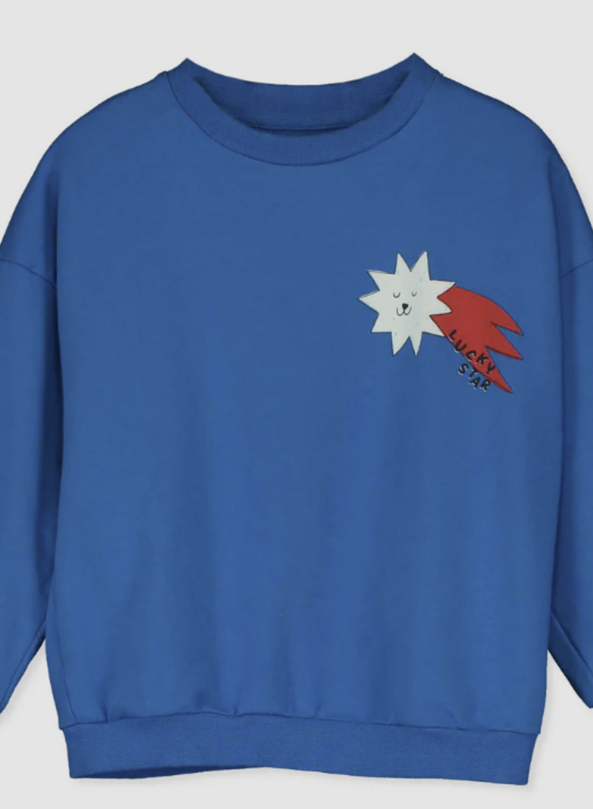 Lötiekids - Sweatshirt Small lucky star/Royal blue