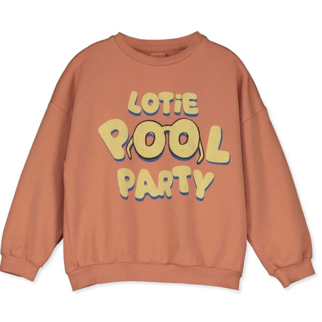 Lötiekids - Sweatshirt Pool party/Papaya
