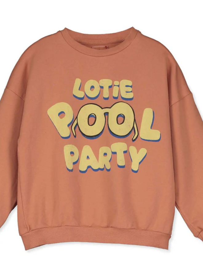 Lötiekids - Sweatshirt Pool party/Papaya