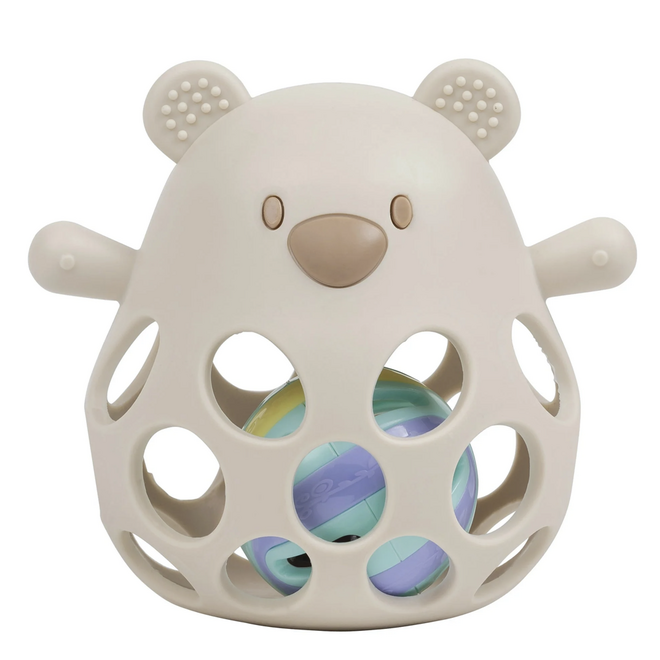 Nattou - Bear Rattle and ball clay