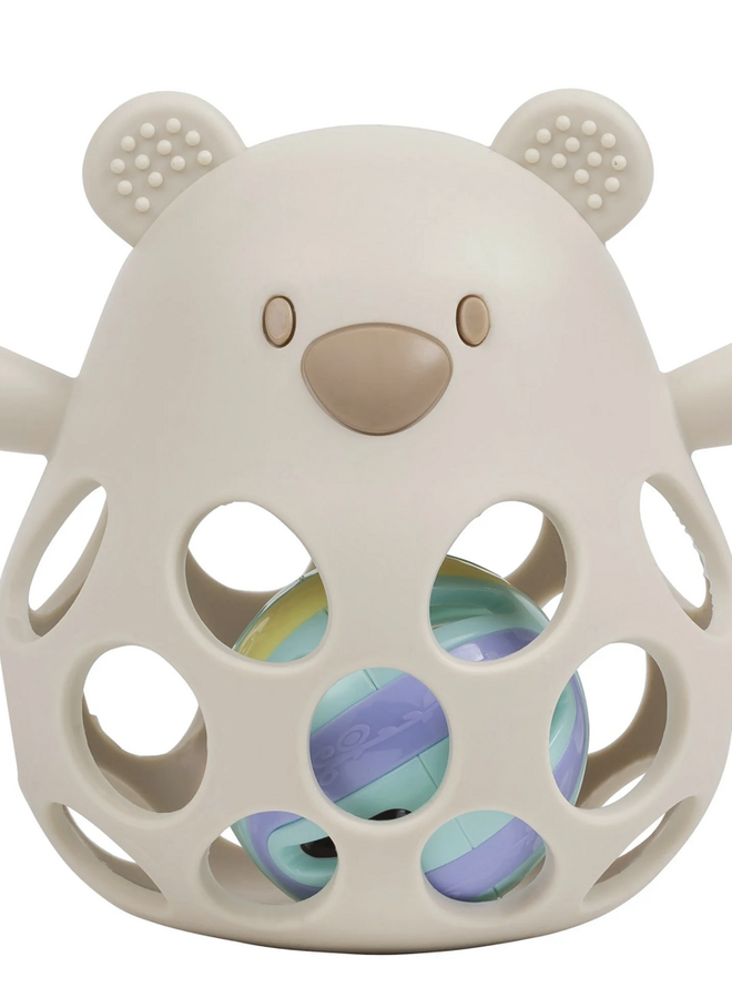 Nattou - Bear Rattle and ball clay