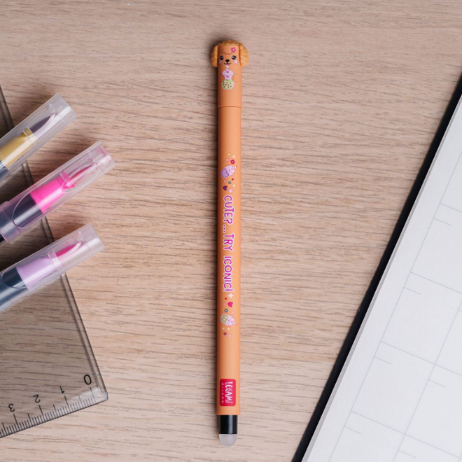 Legami - Set of 3 erasable pens - Fur ever friends