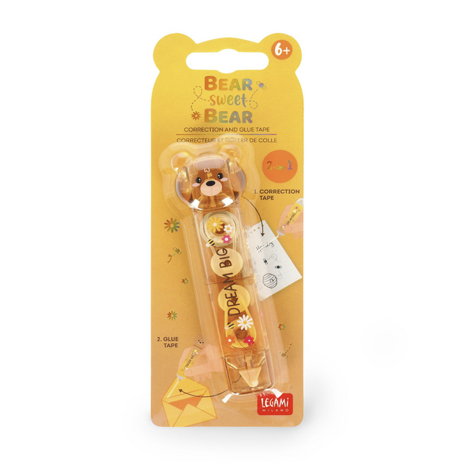 Legami Sweet bear Correction and glue tape Teddy bear