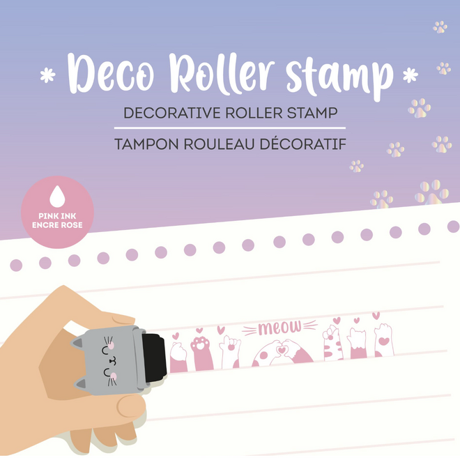 Legami Deco roller stamp Kitty