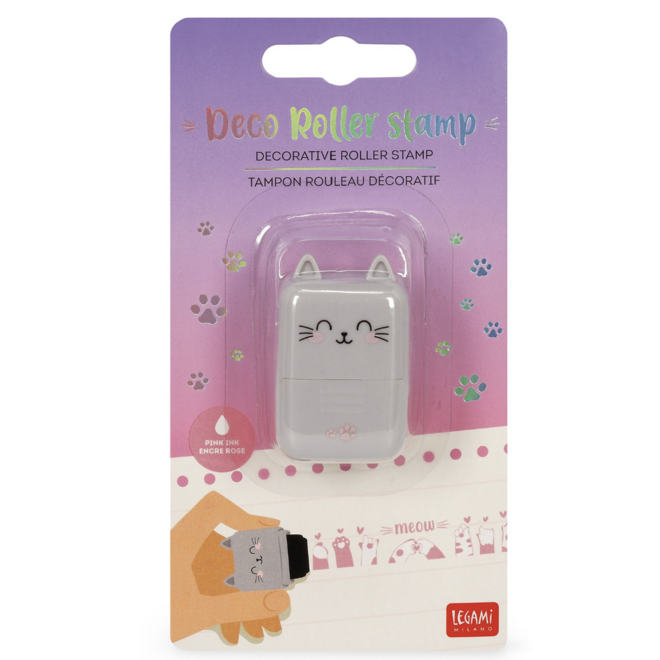 Legami Deco roller stamp Kitty