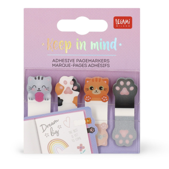 Legami Keep in mind - Adhesive pagemarkers Kitty