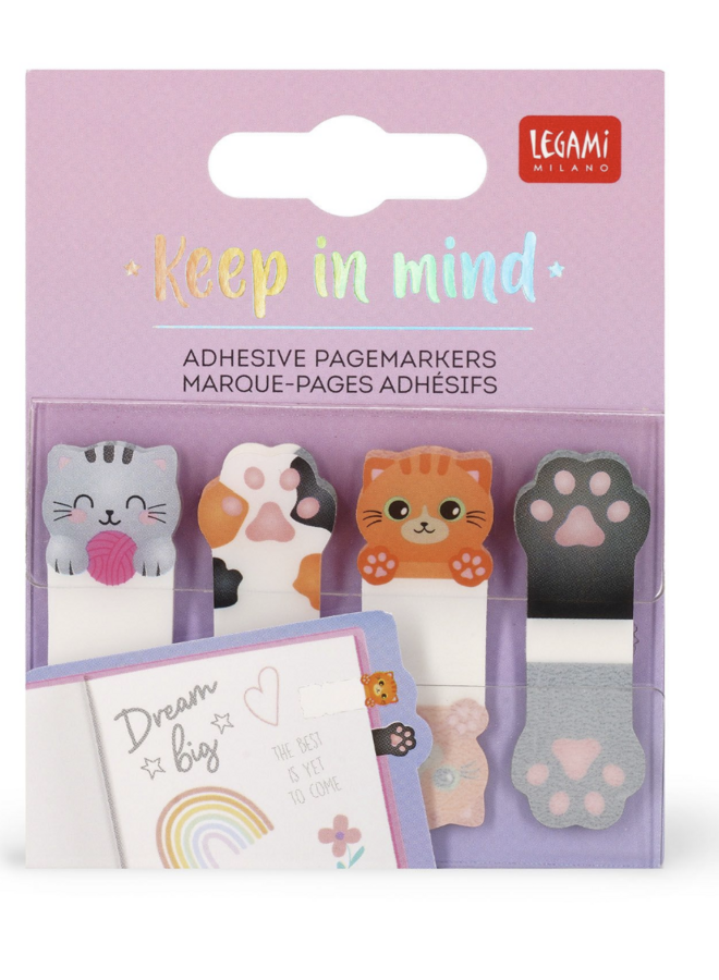 Legami Keep in mind - Adhesive pagemarkers Kitty