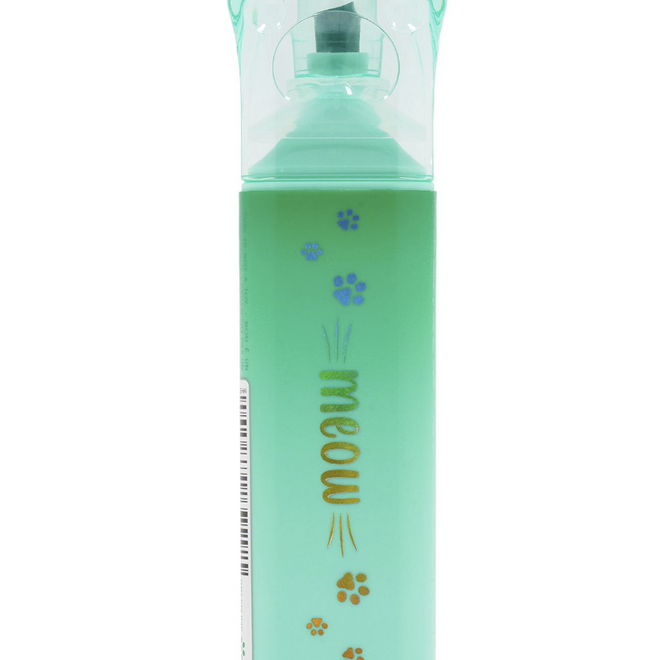 Legami Meow highlighter Kitty Green