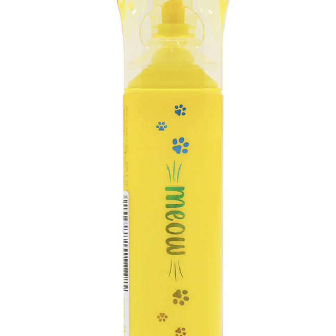 Legami Meow highlighter Kitty Yellow