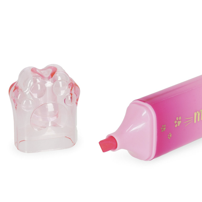 Legami Meow highlighter Kitty Rose