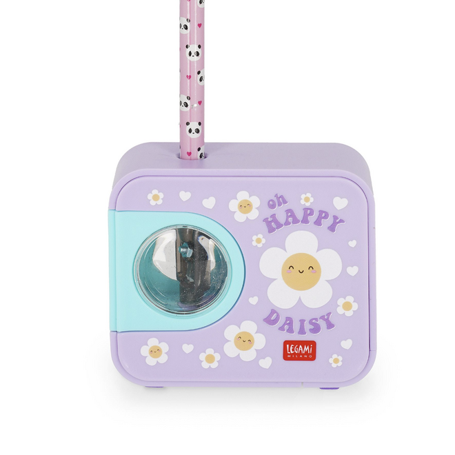 Legami - Top of the tip Electric pencil sharpener Daisy